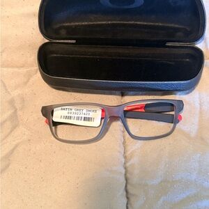 Oakley Kids Gray and Red Sunglasses